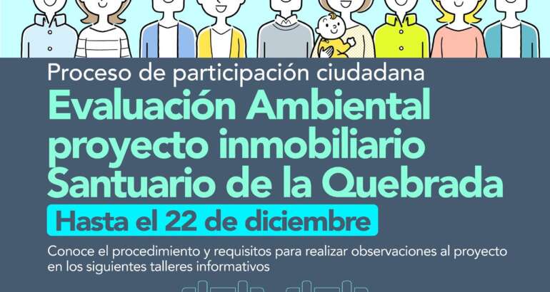 Participa del Proyecto Inmobiliario Santuario La Quebrada